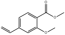 methyl 2-methoxy-4-vinylbenzoate 구조식 이미지
