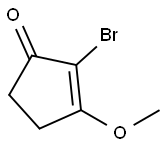 2-bromo-3-methoxycyclopent-2-enone Structure