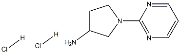 1-(Pyrimidin-2-Yl)Pyrrolidin-3-Amine Dihydrochloride Structure