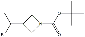 tert-butyl 3-(1-bromoethyl)azetidine-1-carboxylate Structure