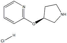 (S)-2-(pyrrolidin-3-yloxy)pyridine hydrochloride Structure