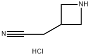2-(azetidin-3-yl)acetonitrile hydrochloride Structure