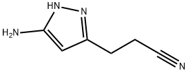 3-(3-amino-1H-pyrazol-5-yl)propanenitrile Structure