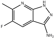 5-fluoro-6-methyl-1H-pyrazolo[3,4-b]pyridin-3-amine Structure