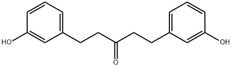 3-Pentanone, 1,5-bis(3-hydroxyphenyl)- Structure