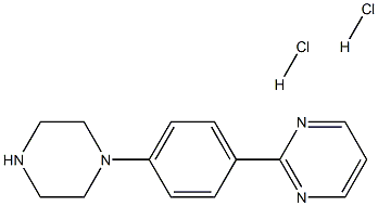 2-(4-Piperazin-1-yl-phenyl)-pyrimidine dihydrochloride Structure