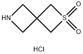 2-Thia-6-azaspiro[3.3]heptane 2,2-dioxide hydrochloride Structure