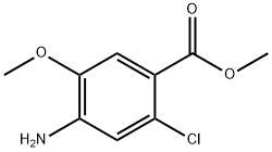 4-Amino-2-chloro-5-methoxy-benzoic acid methyl ester Structure