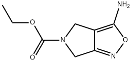 Ethyl 3-amino-4H-pyrrolo[3,4-c]isoxazole-5(6H)-carboxylate Structure