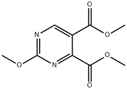Dimethyl 2-methoxypyrimidine-4,5-dicarboxylate 구조식 이미지