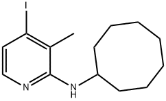 N-Cyclooctyl-4-iodo-3-methylpyridin-2-amine Structure