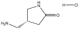 (R)-4-(Aminomethyl)pyrrolidin-2-one hydrochloride 구조식 이미지