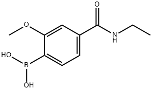 4-(Ethylcarbamoyl)-2-methoxyphenylboronic acid 구조식 이미지