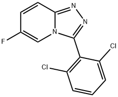 3-(2,6-Dichlorophenyl)-6-fluoro-[1,2,4]triazolo[4,3-a]pyridine Structure