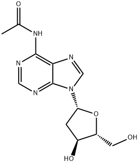 N6-Acetyl-2'-deoxyadenosine Structure
