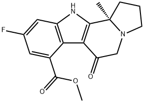 (R)-methyl 9-fluoro-11b-methyl-6-oxo-2,3,5,6,11,11b-hexahydro-1H-indolizino[8,7-b]indole-7-carboxylate 구조식 이미지