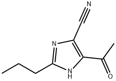 5-acetyl-2-propyl-1H-imidazole-4-carbonitrile Structure