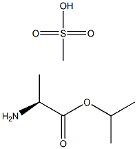 (S)-isopropyl 2-aminopropanoate methanesulfonic acid salt Structure