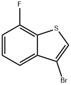 3-bromo-7-fluoro-benzo[b]thiophene 구조식 이미지