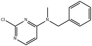 Benzyl-(2-chloro-pyrimidin-4-yl)-methyl-amine Structure