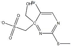 (5-Bromo-2-(Methylthio)Pyrimidin-4-Yl)Methyl Methanesulfonate Structure