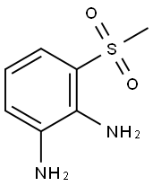 3-(methylsulfonyl)benzene-1,2-diamine Structure