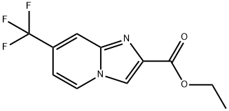 7-Trifluoromethyl-imidazo[1,2-a]pyridine-2-carboxylic acid ethyl ester Structure