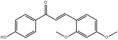 4'-Hydroxy-2,4-dimethoxychalcone Structure