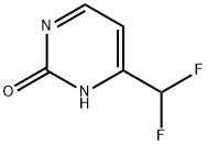 6-(difluoromethyl)-2(1H)-Pyrimidinone 구조식 이미지