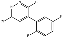 1546064-14-5 3,6-Dichloro-4-(2,5-difluorophenyl)pyridazine