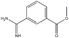 3-(Aminoiminomethyl)benzoic acid methyl ester 구조식 이미지