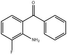 (2-Amino-3-fluorophenyl)(phenyl)methanone 구조식 이미지