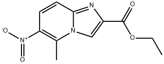 5-Methyl-6-nitro-imidazo[1,2-a]pyridine-2-carboxylic acid ethyl ester Structure