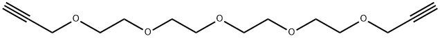 4,7,10,13,16-Pentaoxanonadeca-1,18-diyne Structure