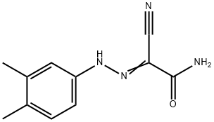 (2Z)-2-cyano-2-[2-(3,4-dimethylphenyl)hydrazinylidene]ethanamide Structure