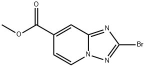 methyl 2-bromo-[1,2,4]triazolo[1,5-a]pyridine-7-carboxylate Structure