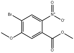 4-Bromo-5-methoxy-2-nitro-benzoic acid methyl ester Structure