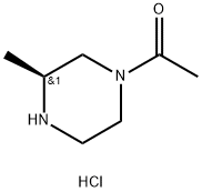 (S)-1-(3-Methyl-Piperazin-1-Yl)-Ethanone Hydrochloride Structure