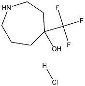 4-(Trifluoromethyl)Azepan-4-Ol Hydrochloride 구조식 이미지