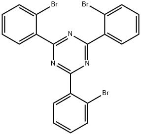 2,4,6-tris(2-bromophenyl)-1,3,5-triazine 구조식 이미지