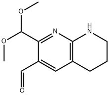 1708974-56-4 2-(dimethoxymethyl)-5,6,7,8-tetrahydro-1,8-naphthyridine-3-carbaldehyde