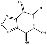 N3,N4-dihydroxy-1,2,5-oxadiazole-3,4-bis(carboximidamide) Structure