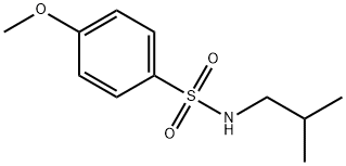 Benzenesulfonamide, 4-methoxy-N-(2-methylpropyl)-
 구조식 이미지