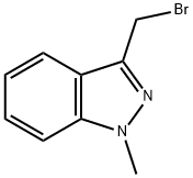 3-(Bromomethyl)-1-methyl-1H-indazole 구조식 이미지