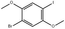 1-Bromo-4-iodo-2,5-dimethoxybenzene Structure