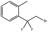 1-(2-bromo-1,1-difluoroethyl)-2-methyl- Benzene 구조식 이미지