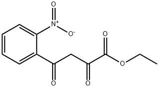 4-(2-nitrophenyl)-2,4-dioxobutanoic acid ethyl ester 구조식 이미지