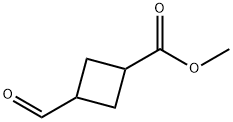 methyl 3-formylcyclobutane-1-carboxylate Structure