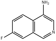 7-Fluoroisoquinolin-4-amine 구조식 이미지