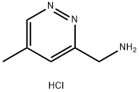 (5-Methylpyridazin-3-yl)methanamine hydrochloride Structure